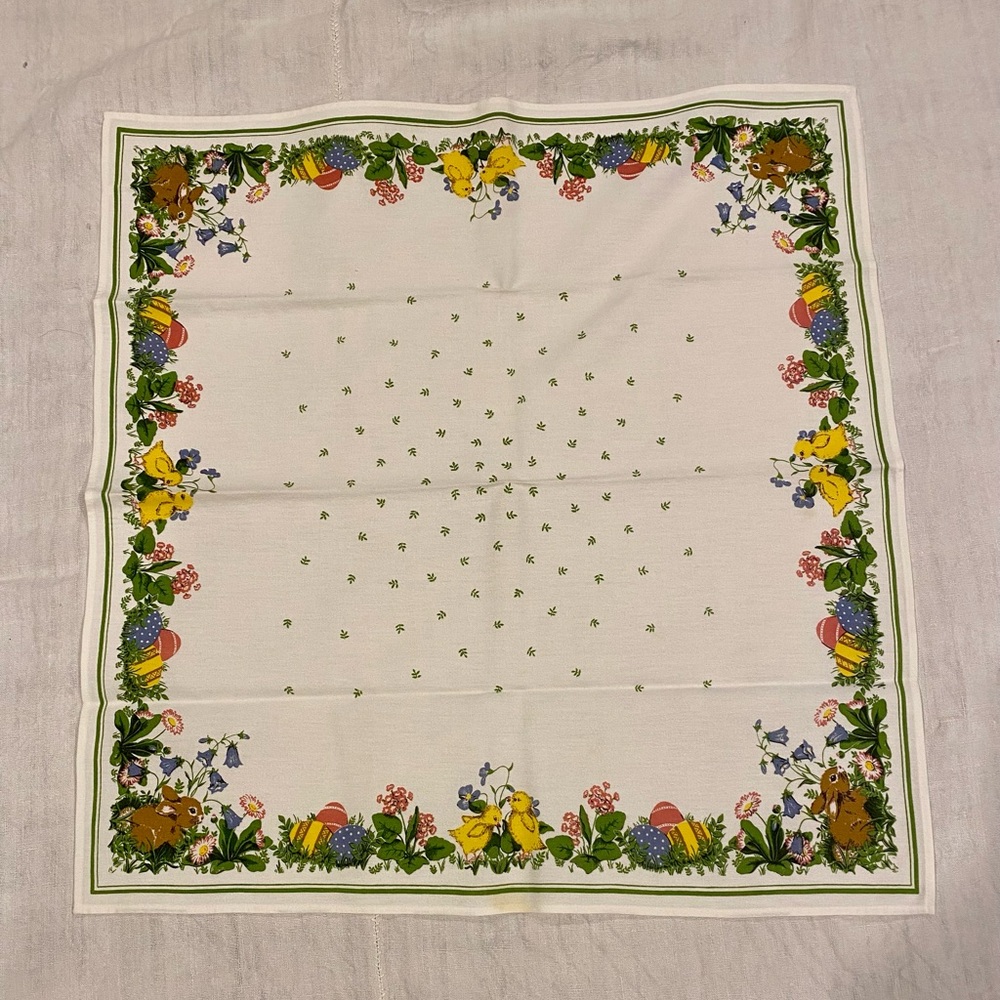 Vintage Easter Cotton tablecloth - Germany